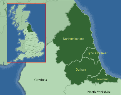 North East Map